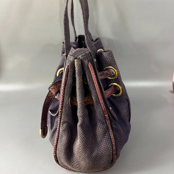 Authentic Vintage Jmmy Choo Ramona Embossed Snake Skin Purse - Picture 4 of 14